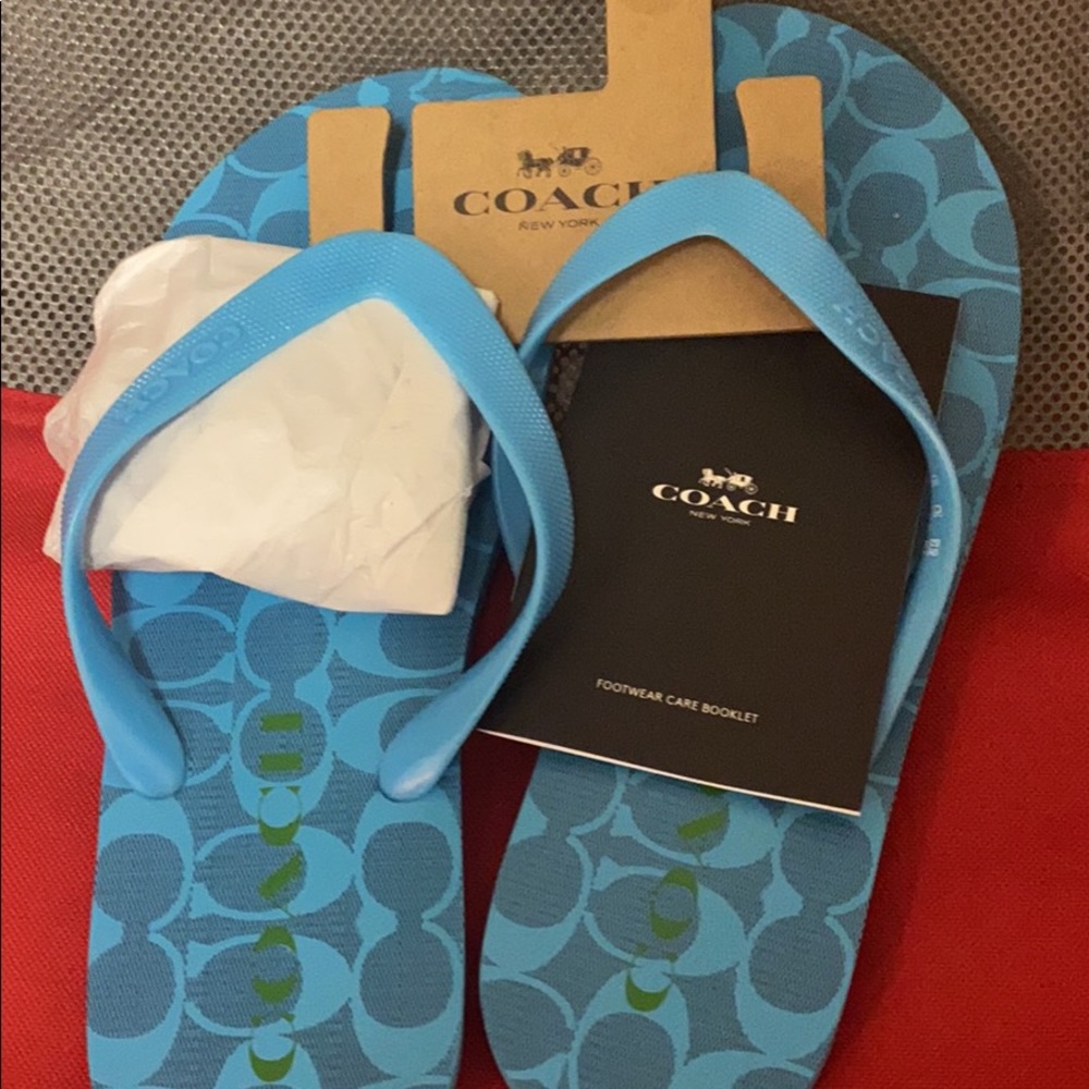 Coach flip flops